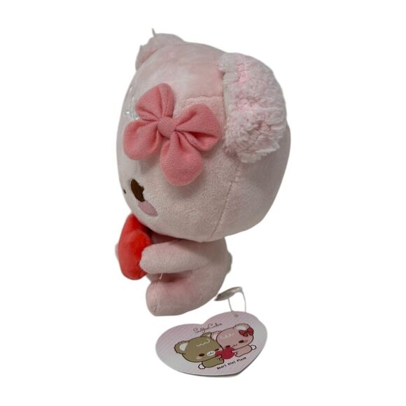 Sugar Cubs Pink Latte Heart Mini Plush 7” Sugar Cubs Round 1 Minto NWT - Picture 5 of 14